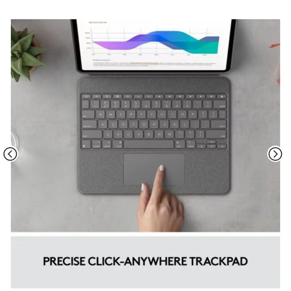Logitech Combo Touch for iPad Pro 12.9-inch - Gray